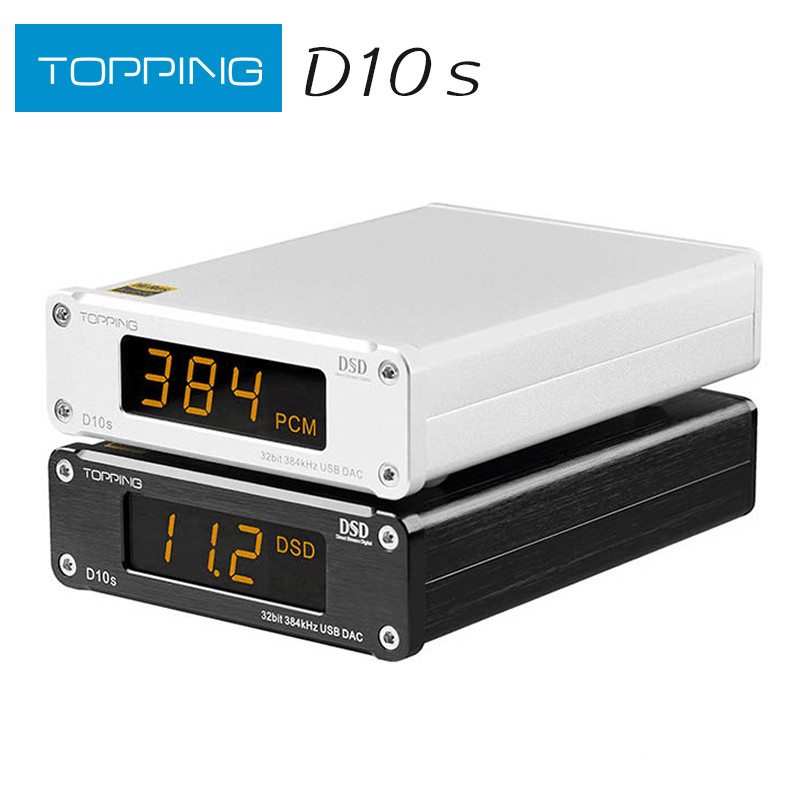 TOPPING D10s MINI Digital USB DAC XMOS XU208 ES9038Q2M PCM384KHz DSD256 Audio HIFI Decoder & D10 Bal