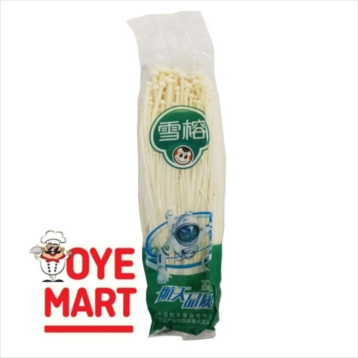 

JAMUR ENOKI 100GR / FRESH ENOKI MUSHROOM