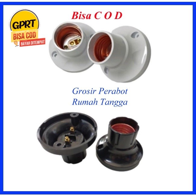 GPRT Fitting Lampu Tempel Bulat Matsui E27 Fiting Plafon Matsui
