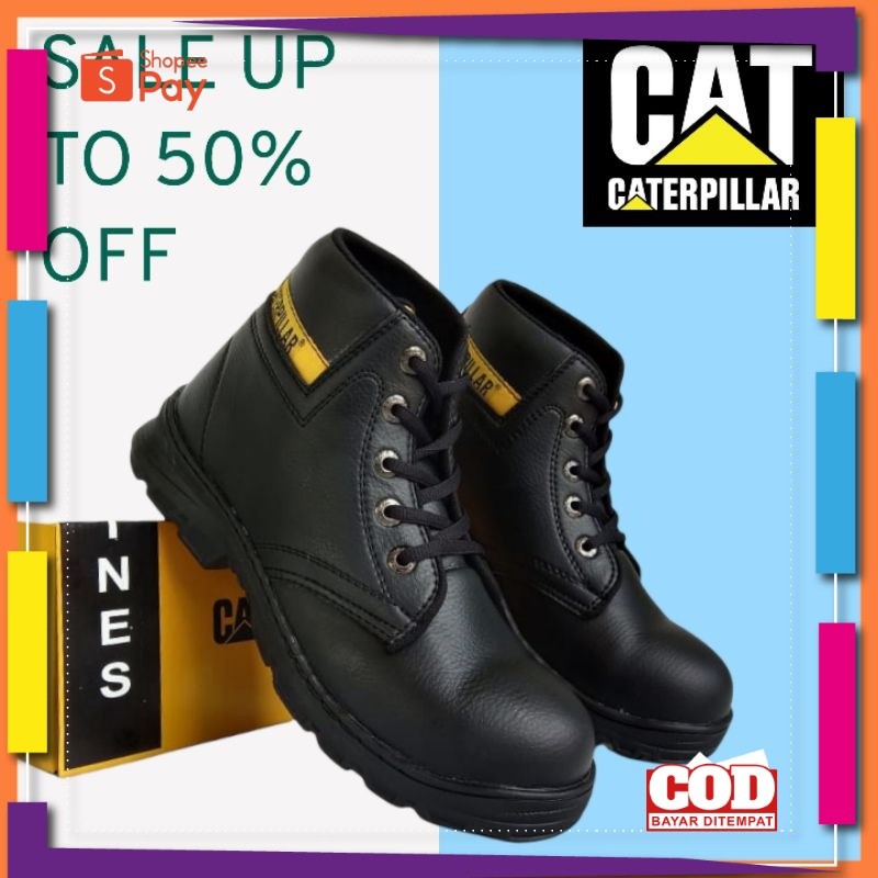 [PREMIUM ORIGINAL] SEPATU BOOT SAFETY PRIA WANITA CATERPILLAR_UNISEX / SEPATU KERJA PROYEK PABRIK KI