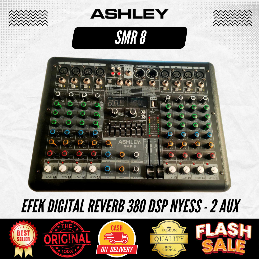 Mixer 8 Channel Ashley SMR 8