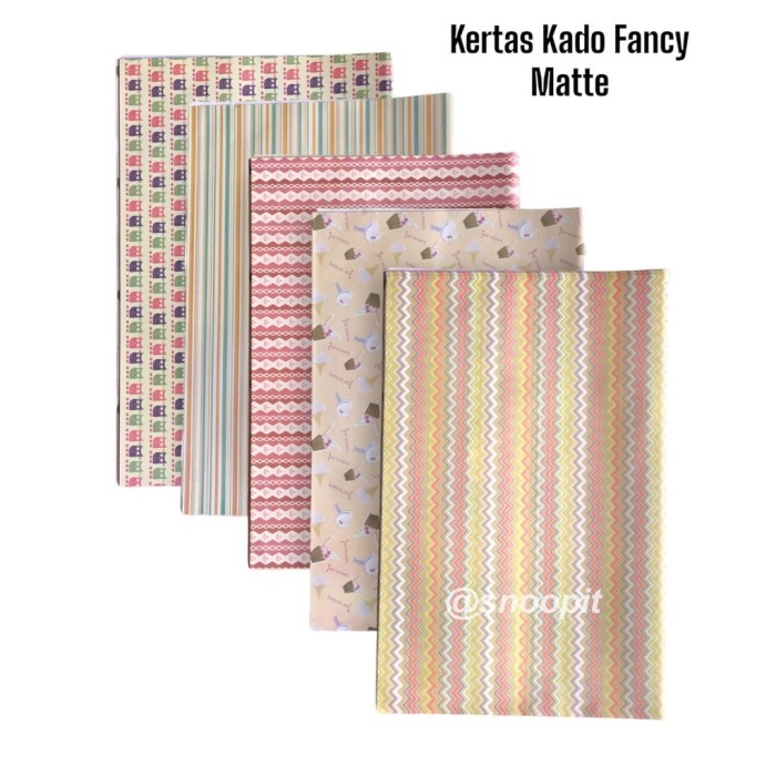 

Kertas Kado SINAR DUNIA / SIDU Batik & Fancy 1 Pack Isi 50 Pcs - SIDU FANCY MATTE