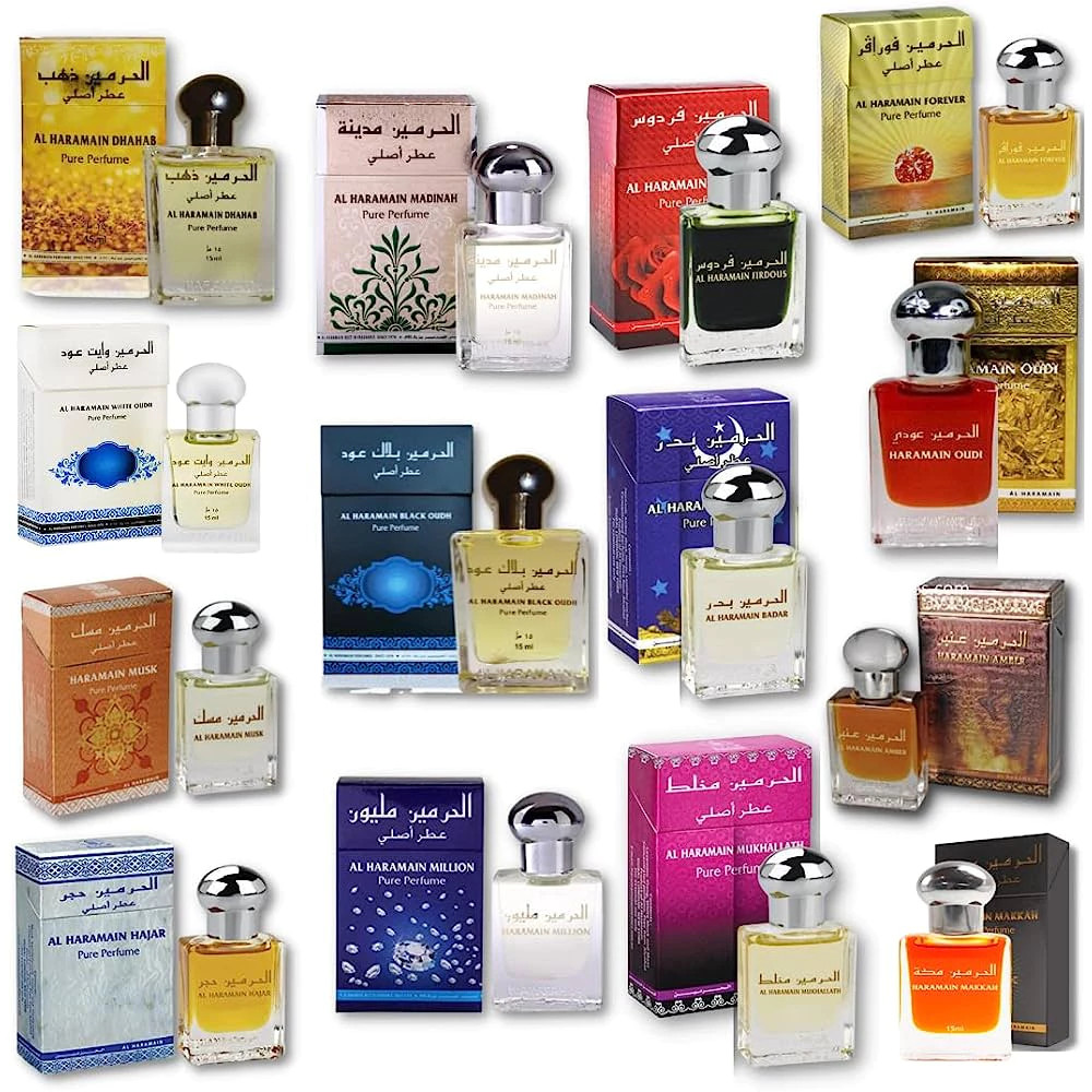 Parfume Al Haramain 15 ml Original Made in U.A.E | Parfum Alharamain | Parfum Madinah | Parfum Ka'ba