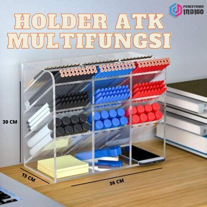 

AHHA Display rak pulpen acrylic/tempat alat tulis/rak ATK