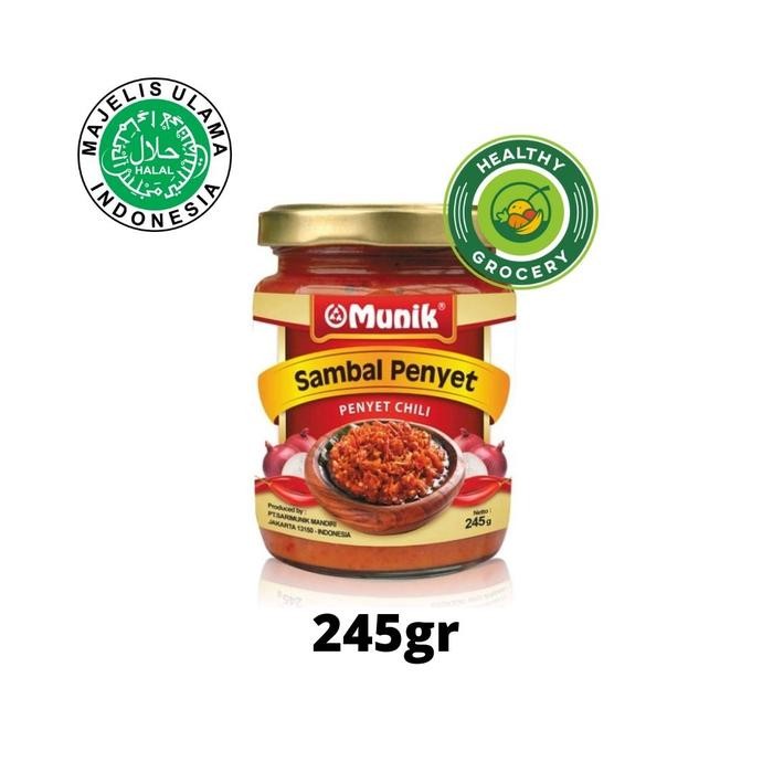 

MZ Munik Sambal Penyet 245gr / Penyet Chili - sambal penyet