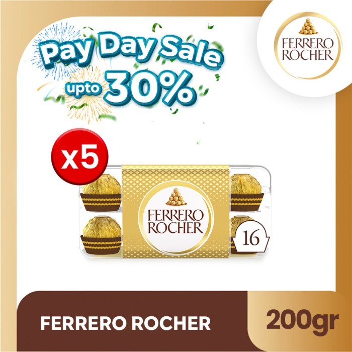 

NO_MORE Ferrero Rocher Premium Chocolate Isi 16pcs - 5 PACK