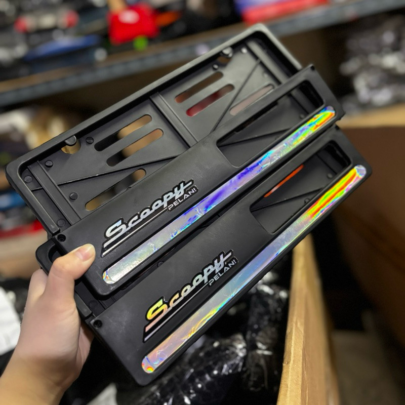 Terbaru Diskon Bingkai Plat Nomor Motor List Hologram Atas Scoopy Pelan Dudukan Plat Nomor Motor