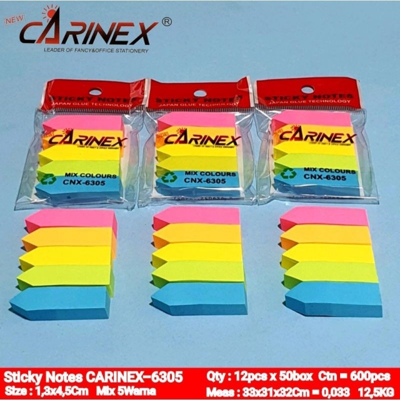 

Sticky Notes Mix Colours Carinex CNX-6305