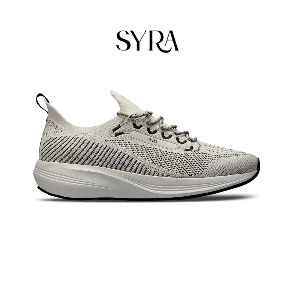 Syra - Sepatu Sneaker Casual Polos Wanita Ivory