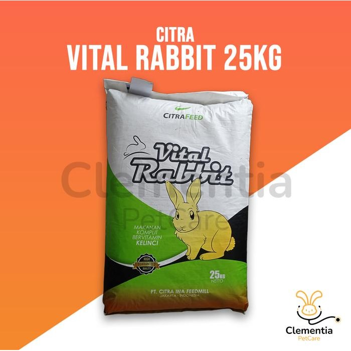 Makanan Kelinci VITAL RABBIT 25 Kg - Pelet Kelinci Citrafeed 25kg