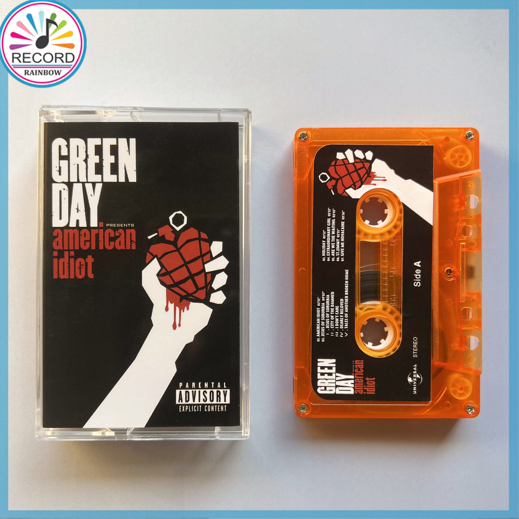 Kaset Pita Green Day American ldiot Cassette Tape [Tersegel] Terbaru