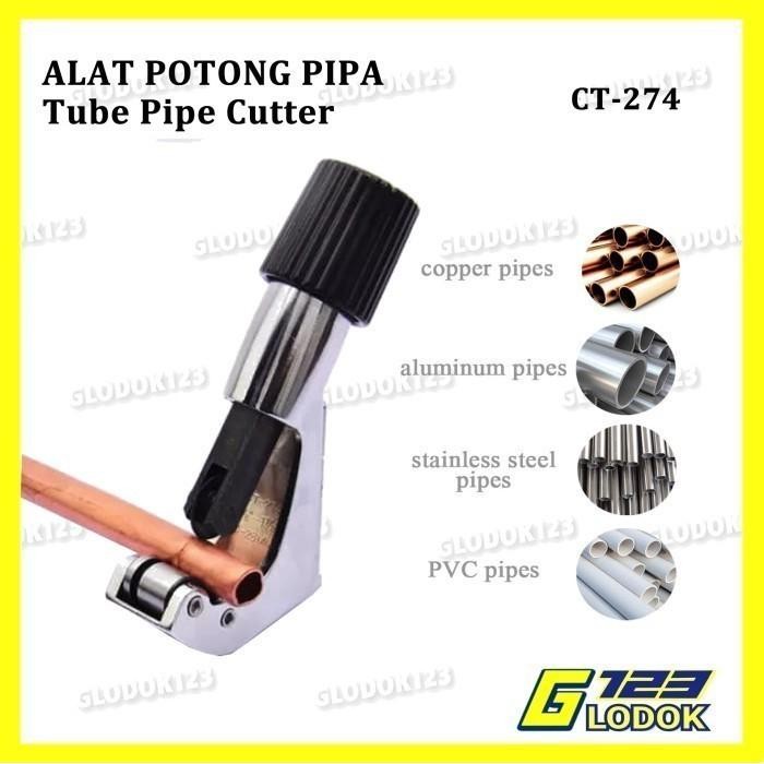 

Alat Pemotong Potong Gunting Pipa AC Value Aluminium Tembaga Besi Tube Cutter Pipe CT128 CT274 - CT-128 Sale