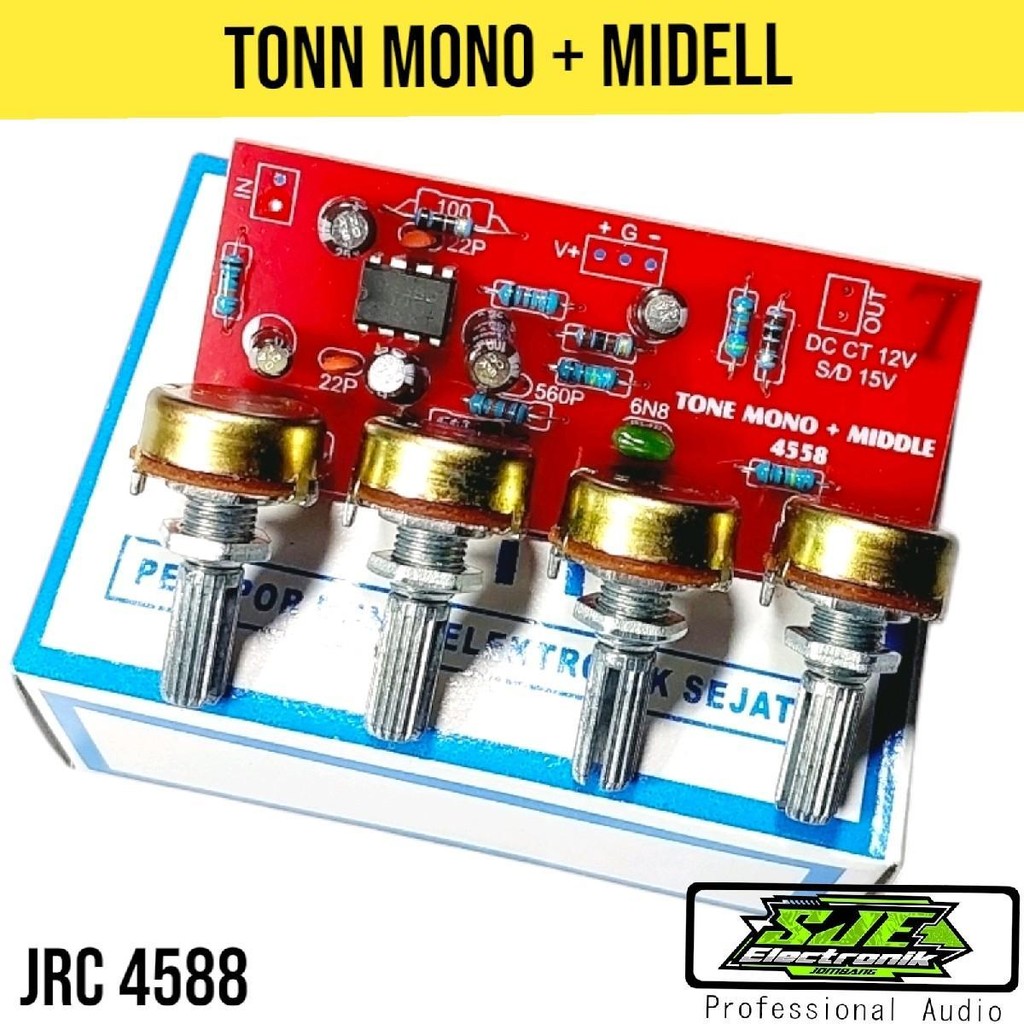 TONE CONTROL + MIDEL CT JRC 4558 Speaker