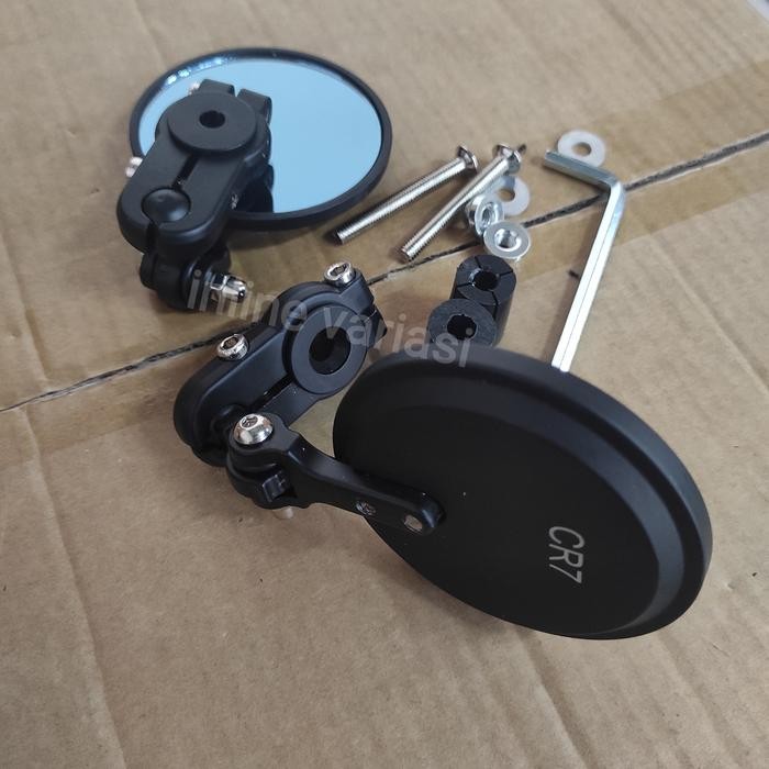 spion jalu bulat lipat jepi di stang cross/spion jalu lipat sepeda mtr