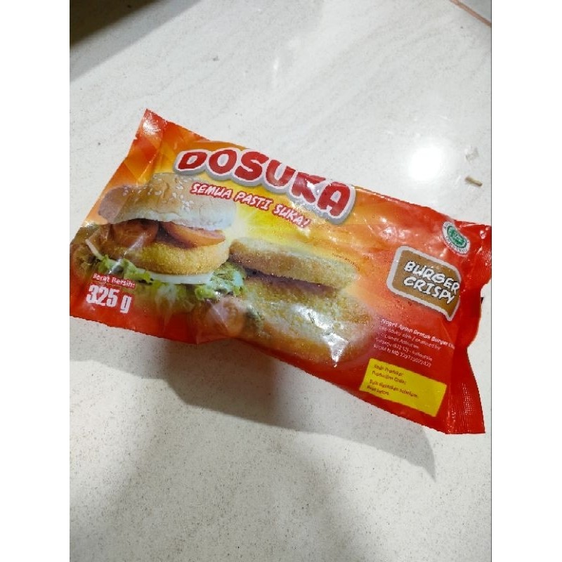 

DOSUKA / dosuka burger crispy 325g isi 6 pcs BY JJS