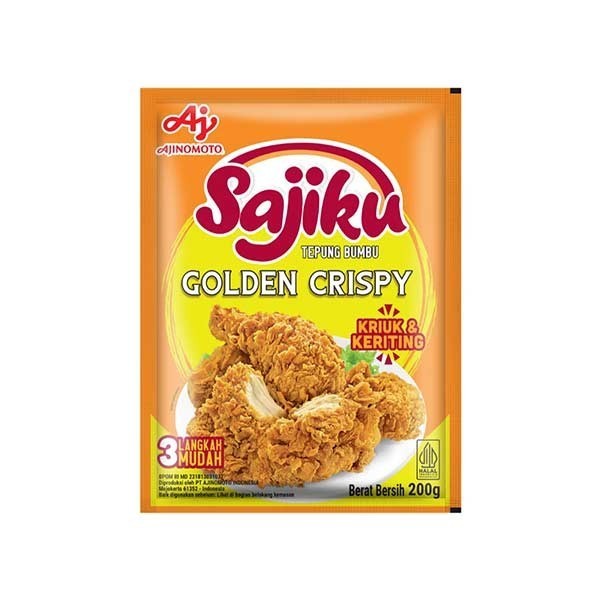

Sajiku Tepung Bumbu Golden Crispy 200 Gr ARBON
