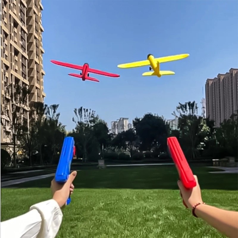 JAMIN MURAH [WARUNGMAINAN] [WM153] Mainan Anak Pesawat Terbang Berlampu / Mainan Pistol Penembakan P