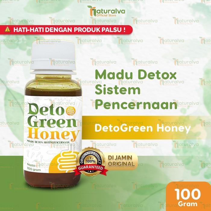 

DetoGreen Teh Sistem Pencernaan Herbal dan Madu untuk Detox - Honey DetoGreen