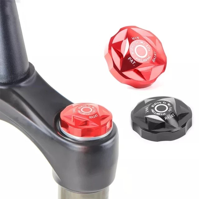 Risk Tutup Valve Fork Air Cover Cap Shock Depan Sepeda SR Suntour RockShox Fox MTB Roadbike XC