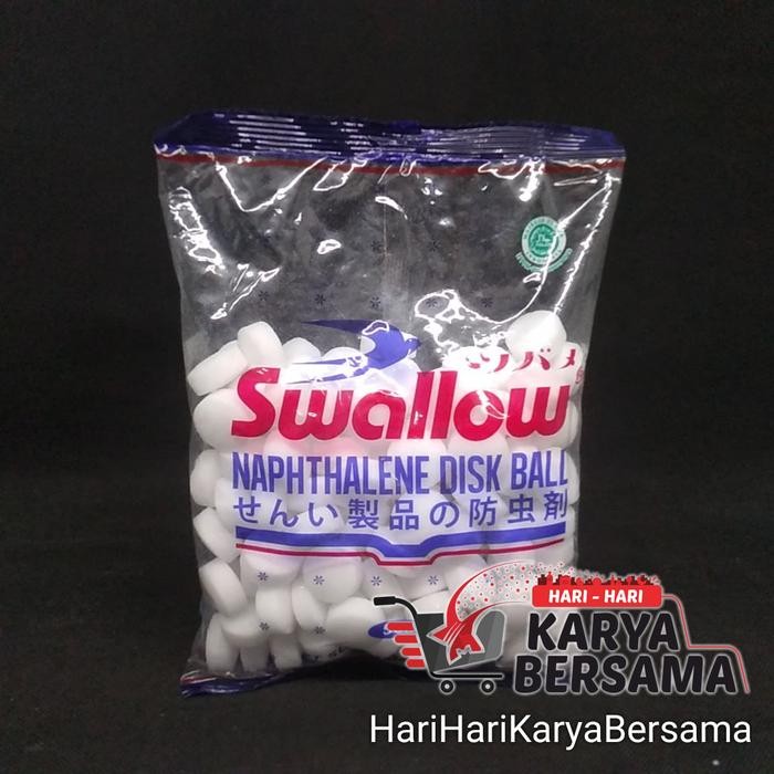 KAMPER KAPUR BARUS SWALLOW NAPHTHALENEDISK BALL 500GR