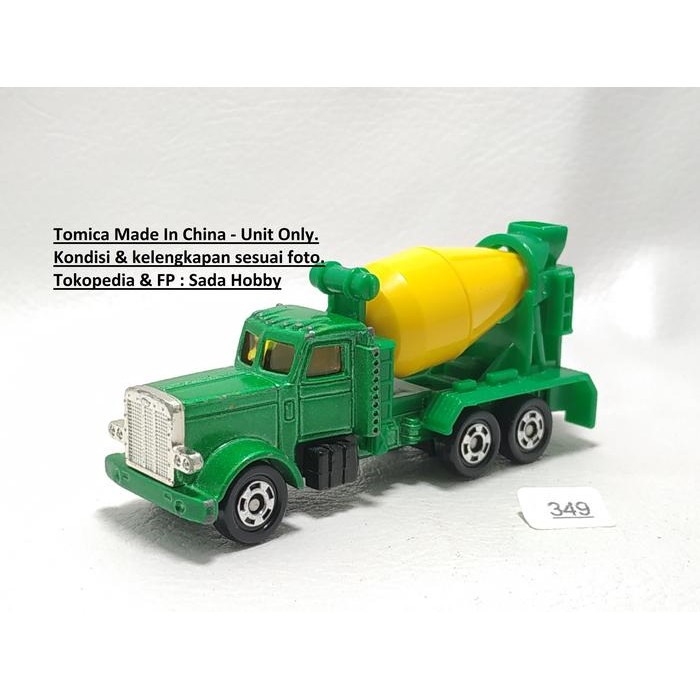 TS08 Tomica Foreign F18 American Mixer Molen Truck Hijau China Unit Only 2ND