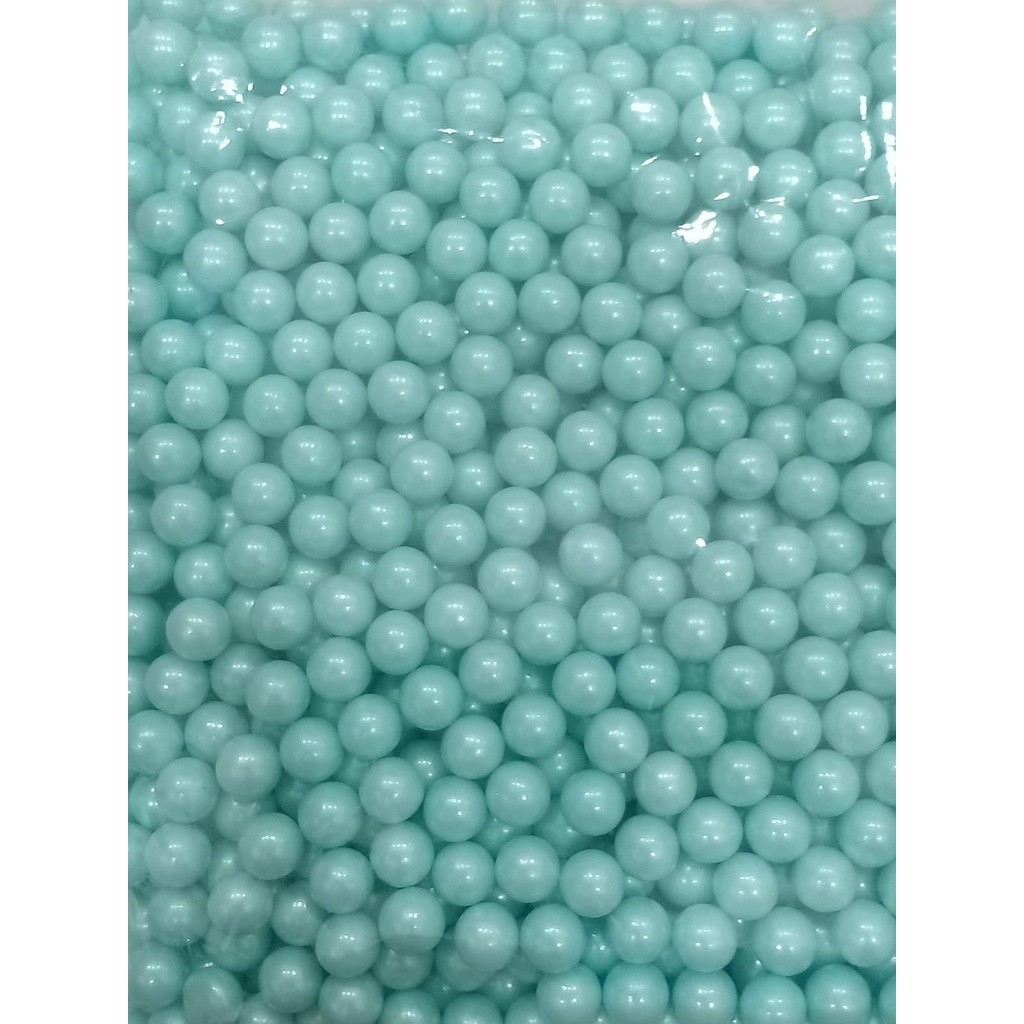 

*KA* SPRINKLE KUE TRIMIT / SPRINKLE MUTIARA SIZE 10mm KEMASAN 10 GRAM NEW