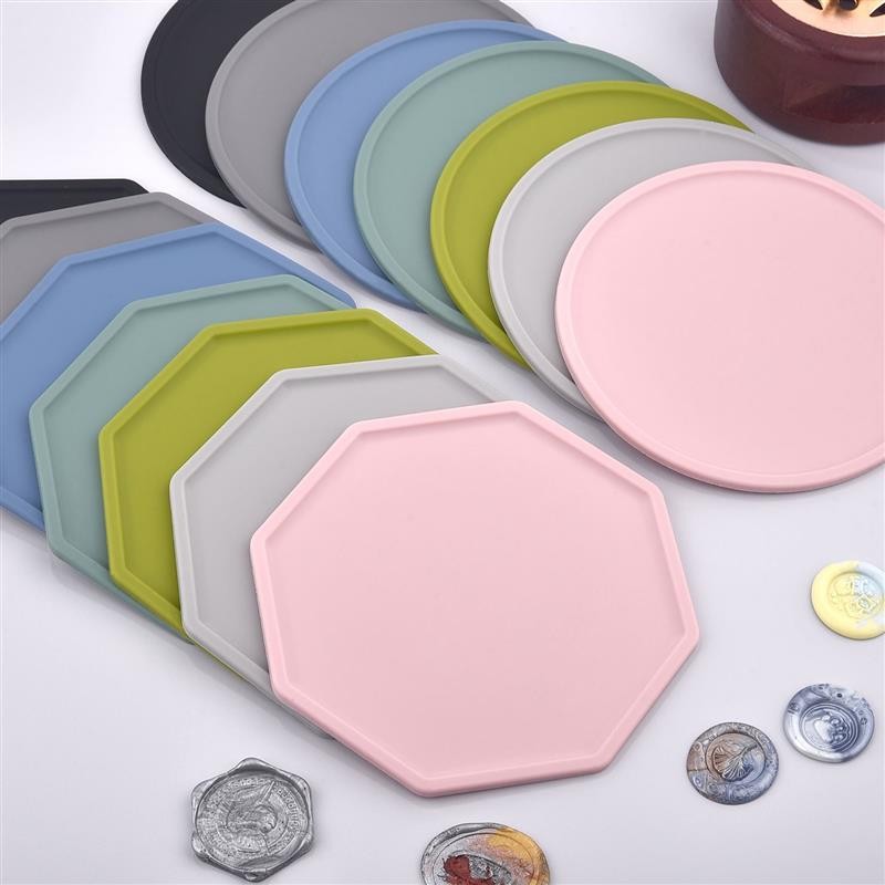 

Silicone Sealing Wax Board Pad Wax Seal Fire Lacquer Mold Paint Backing For DIY Wedding Brithday Party Gifts Sealling Wax Pads