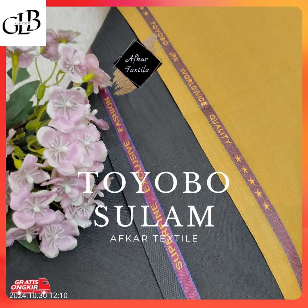 Macam Baju / Kain Katun Toyobo Sulam JPN Worldwide Quality Original Import