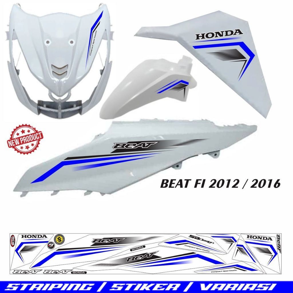 VARIASI LIS STRIPING Honda Beat / STIKER BEAT F1 2012/2016
