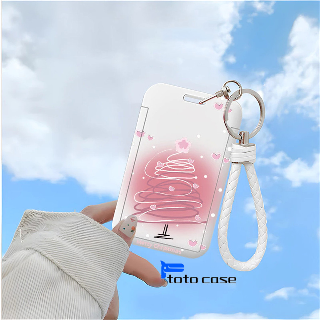 

Totocase ID Card Holder Motif Tema Natal Anak Pohon Orang Tua Korea | Tempat Pelindung Kartu Nama Photocard Sekolah Kantor Photocard Photo Card