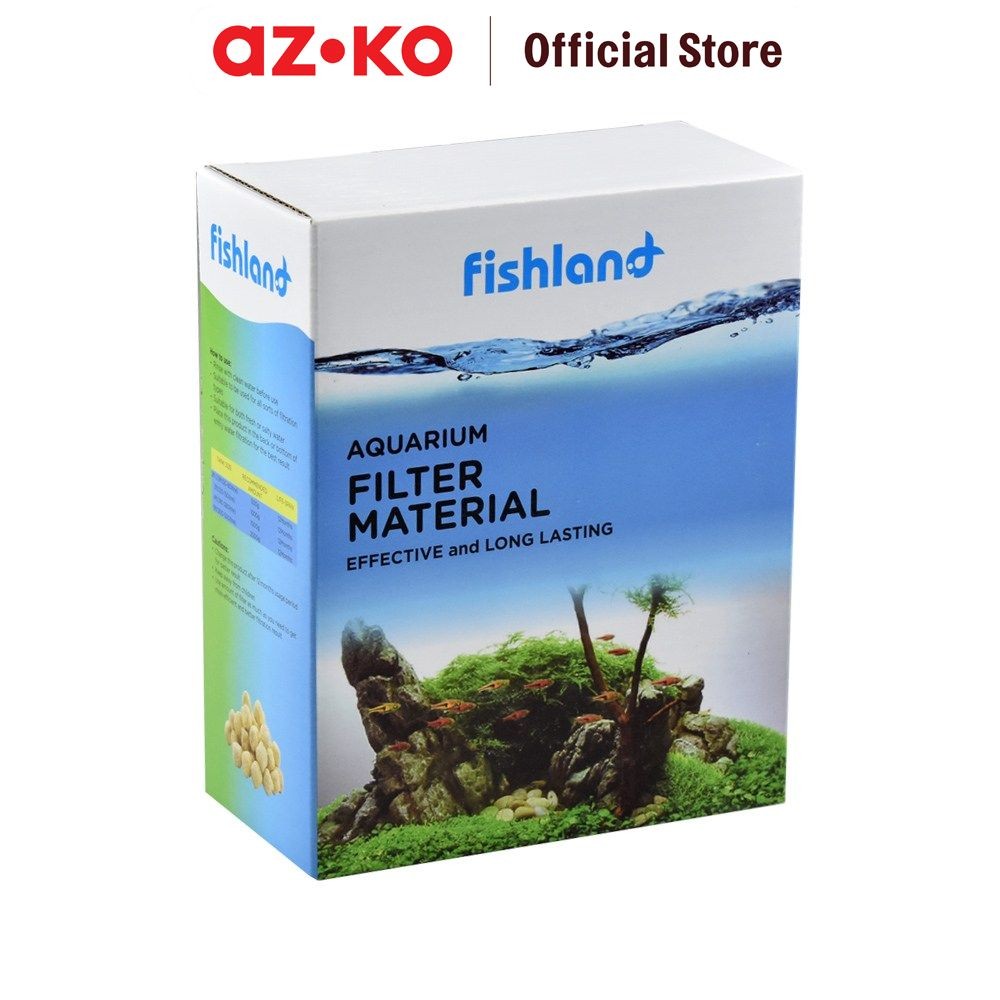 AZKO Fishland Filter Media Bio-Ring Sphere 500 gr Fish Tank Filter Penyaring Akuarium Saringan Aquar