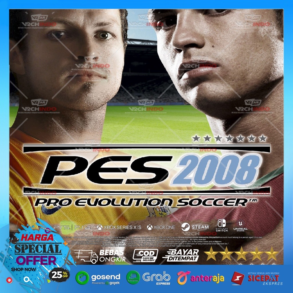 Game PES 2008 - Pro Evolution Soccer 2008 | Games for Laptop / PC Komputer / Dekstop 