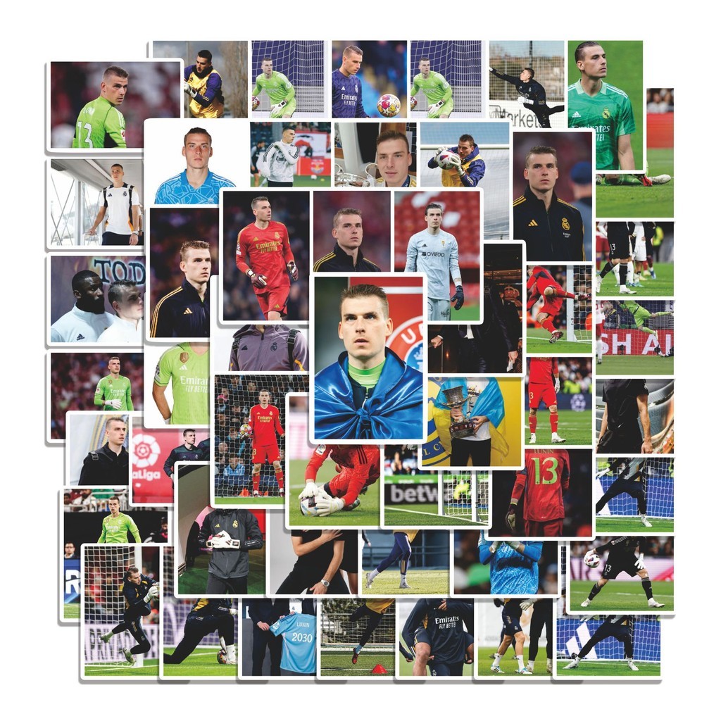 

COD 50 Pcs Stiker RM Andriy Lunin V3 Lucu Anti Air Untuk Dekorasi Notebook Sepeda Skateboard Handphone DIY