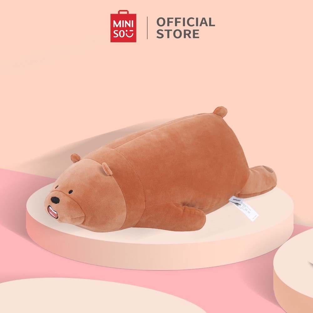 RIK28 MINISO TOY - Miniso x We Bare Bear Boneka Mewah Mainan Plush Toy Boneka Besar 54cm/80cm Boneka
