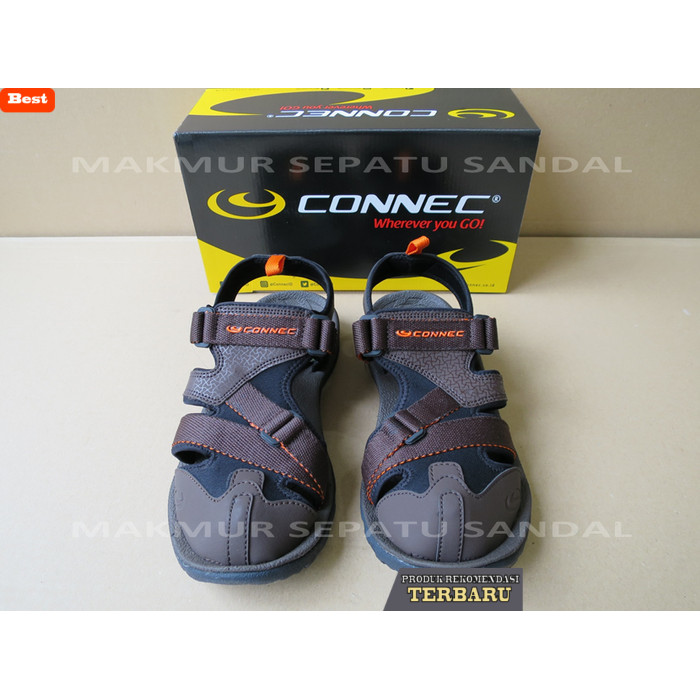 rekomendasi sepatu olahraga brand lokal Sandal Gunung / Sepatu Sandal Pria - Connec Columbia - Cokel