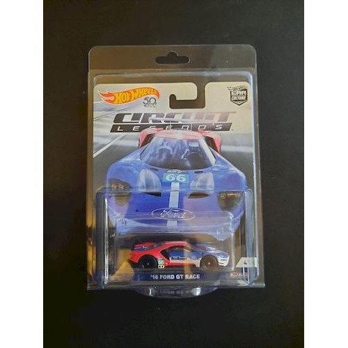 Hot Wheels 16 Ford GT Race Circuit Legends Car Culture hotwheels hw33
