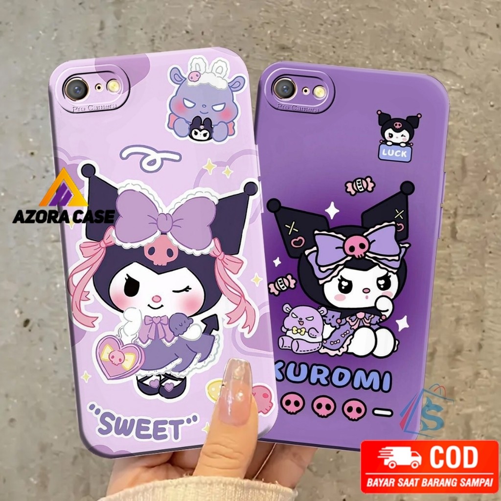 [SHARKCASE] Softcase OPPO A83 A71 F1S A37 A39 A57 2018 Motif Kuromi Cute Kekinian - Case Oppo - Kesi