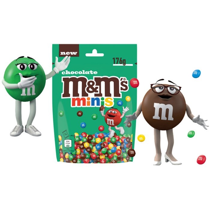 

Cokelat M&M's Minis Chocolate pouch 176gram asal Eropa