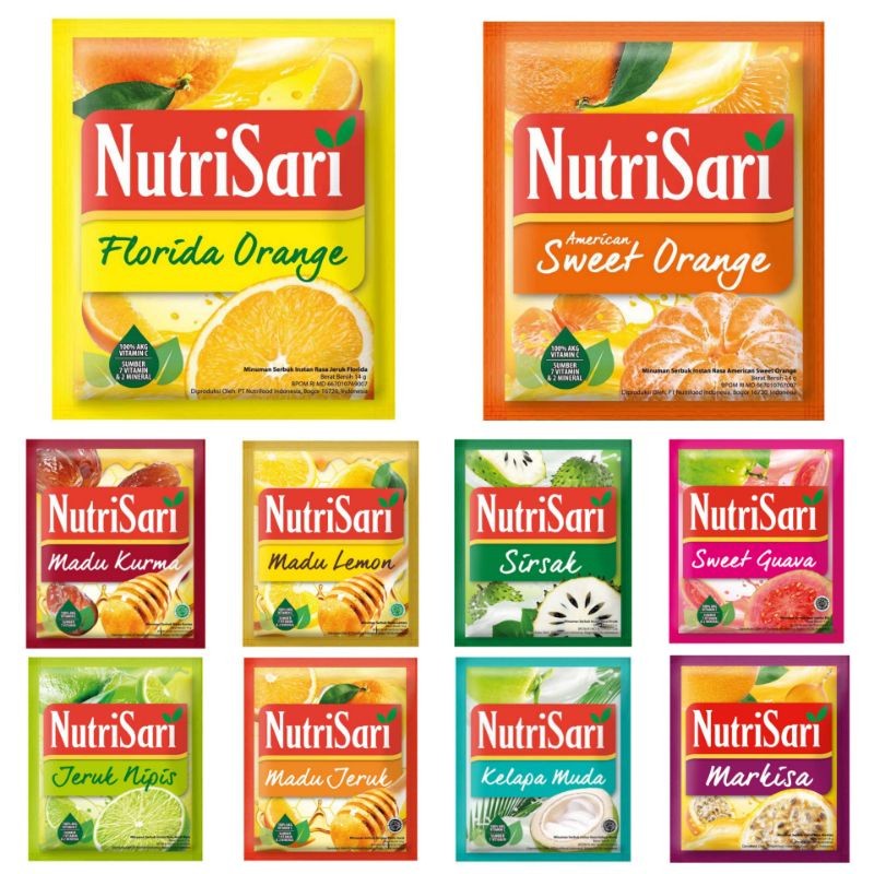 

NUTRISARI SACHET ANEKA RASA