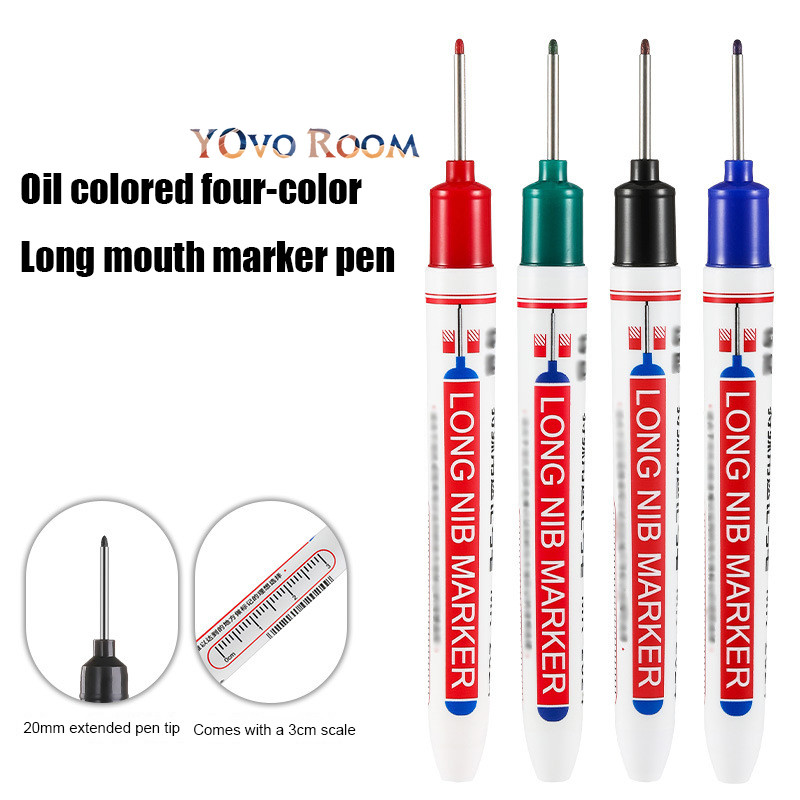 

SPIDOL TUKANG ALAT TULIS PENANDA PULPEN KEPALA PANJANG LONG NIB TIP MARKER/Spidol Tukang Penanda Kepala Panjang YOvo