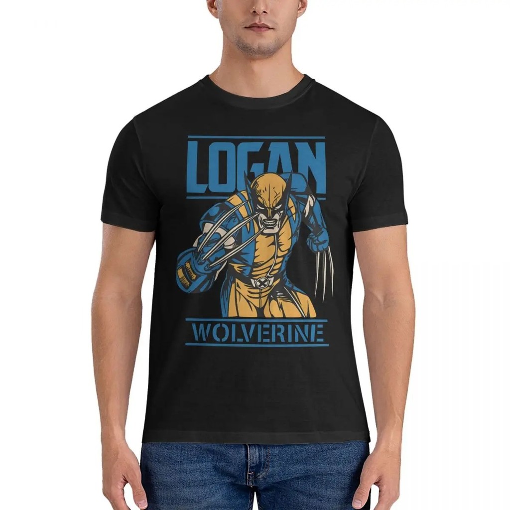 Kaos Pria - Wolverine - Kaos Keren - Lengan Pendek - Deadpool dan Wolverine - Kaos