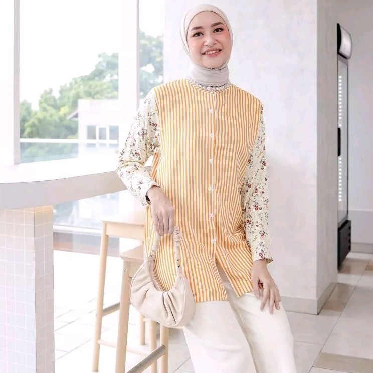 [HARGA SPESIAL] Liora Blouse - Baju Daily - Atasan Wanita - Blouse Rayon - Kheva Mauza