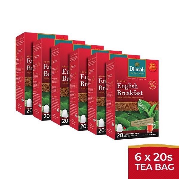 

Dilmah English Breakfast Tea 20 x 6 Tag Tbag - Teh Celup