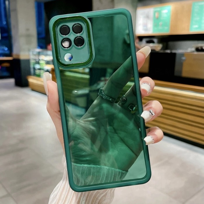 CASE SAMSUNG A12 A22 4G A22 5G-CASING SAMSUNG A12 A22 4G A22 5G-AGANI - GREEN, A22 4G