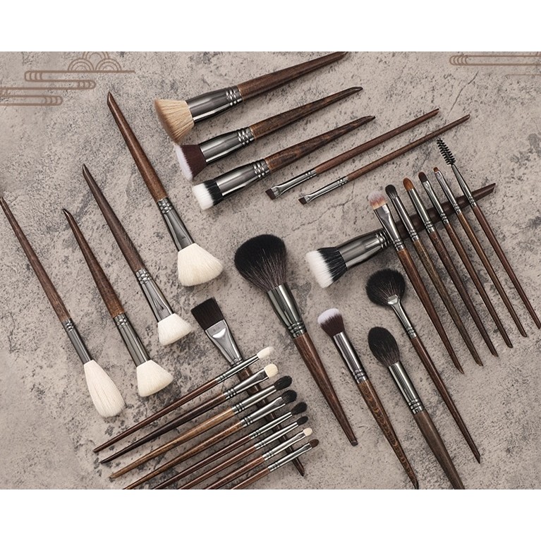 MOJIM - (FREE POUCH) OVW 29 Makeup Brush Set Pony Hair Goat Hair Profesional Makeup Brush Set Brush 