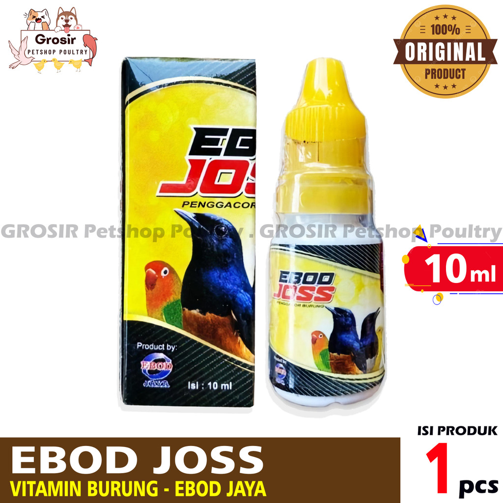 EBOD JOSS JOS EBOD JAYA OBAT VITAMIN BURUNG TINGKATKAN STAMINA TENAGA GACOR BUNYI SEHAT MURAI KACER