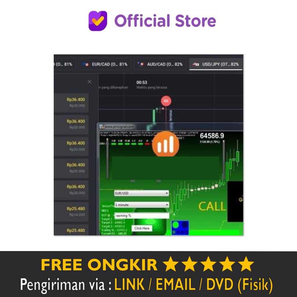 Software 4 Aplikasi Robot Live Trading Forex Signal PRO SignalPro