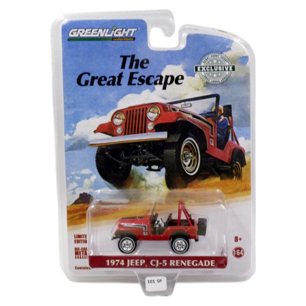 Greenlight 1974 Jeep CJ-5 Renegade The Great Escape - 101SP - Box SP5