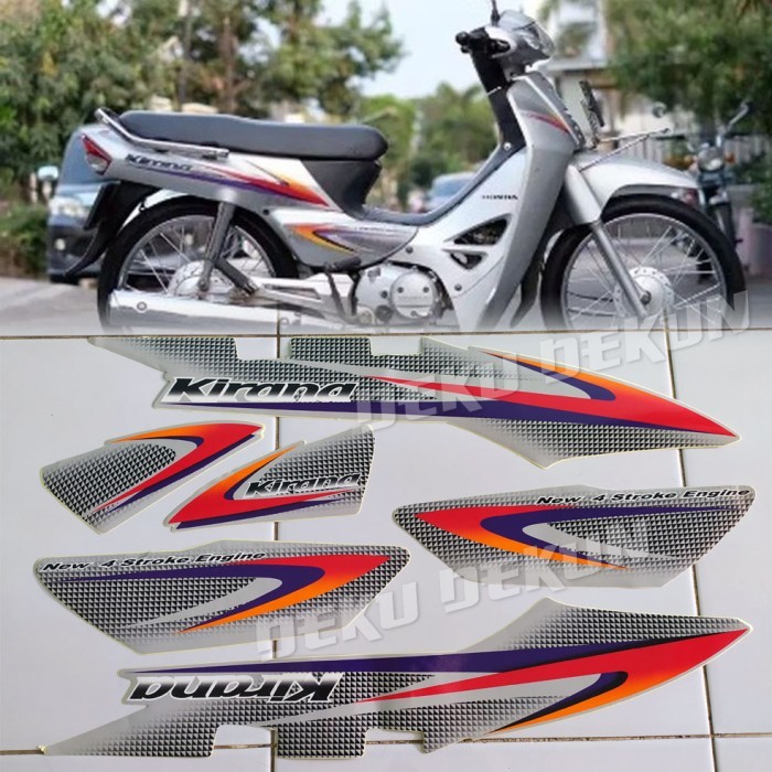 STRIPING KIRANA 2005 SILVER HONDA POLET STIKER
