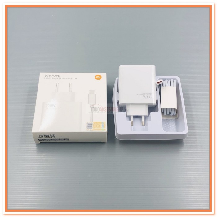 Charger Xiaomi 120W Type C / Charger Xiaomi Mi 11T Pro 120 Watt - XiaomiCombo120W
